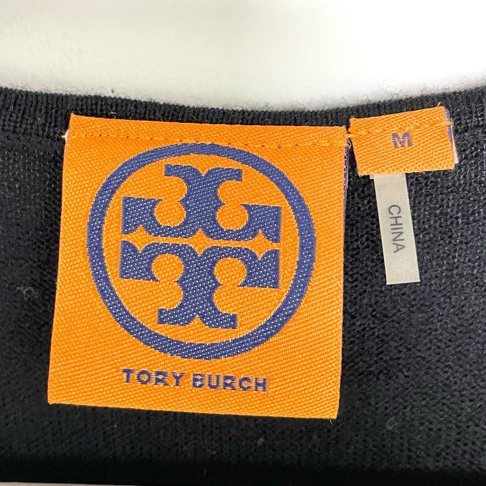 Statement Top | Tory Burch Sequin Embroidered Sleeveless Silk Fine Knit Sweater